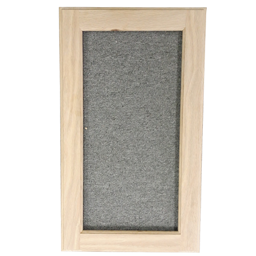 Glass Ready Unfinished Flat Panel 1 Pane Cherry