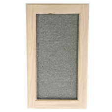 Glass Ready Unfinished Flat Panel 1 Pane Maple