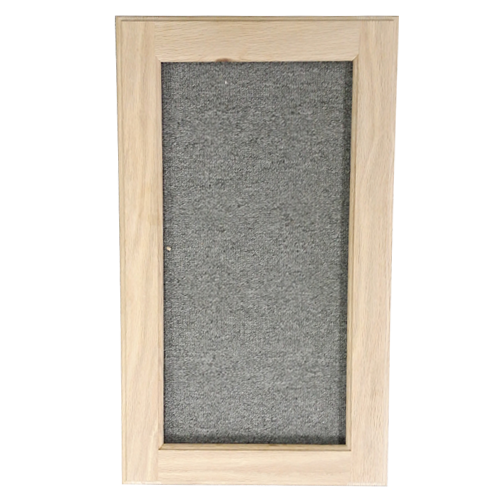 Glass Ready Unfinished Flat Panel 1 Pane Maple