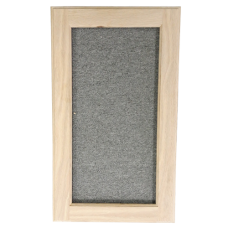 Glass Ready Unfinished Flat Panel 1 Pane Oak