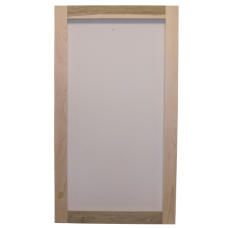 Glass Ready Unfinished Flat Panel 1 Pane Paint Grade Maple