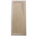 Unfinished Cabinet Door  Flat Panel With Arch Paint Grade Maple