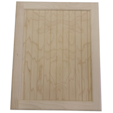 Unfinished Cabinet Door  Flat Beaded Panel Paint Grade Maple