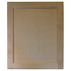Unfinished Cabinet Door  Flat Panel Maple