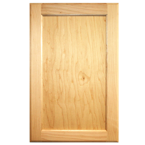Unfinished Cabinet Door  Flat Panel Oak