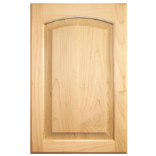 Unfinished Cabinet Door  Raised Panel With Arch Cherry