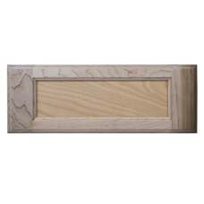 Unfinished Flat Panel Drawer Front  Paint grade Maple