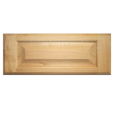 Unfinished Raised Panel Drawer Front Paint grade Maple