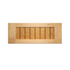Unfinished Shaker Beaded Panel Drawer Front  Oak