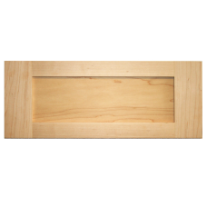 Unfinished Shaker Panel Drawer Front  Cherry