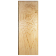 Unfinished Cabinet Door  Solid Slab with shaped edges Oak