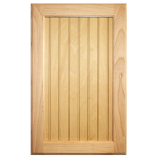 Unfinished Cabinet Door  Flat Beaded Panel Maple