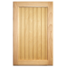 Unfinished Cabinet Door  Flat Beaded Panel Maple