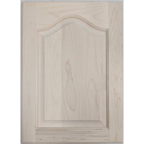 Unfinished Cabinet Door  Raised Panel With Cathedral Maple